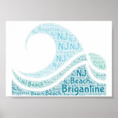 Brigantine, NJ oorspronkelijk poster (Voorkant)