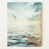 Brigantine Sailboat & Seagulls Planner (Achterkant)