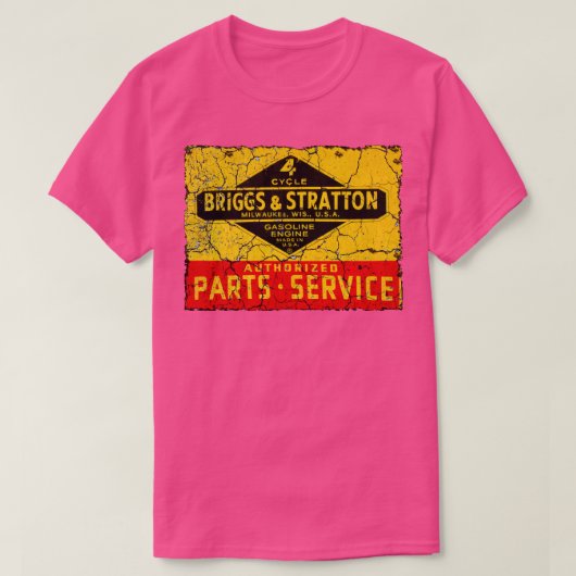 Briggs en Stratton kleine motoren T-shirt (Design voorkant)