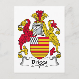 Briggs Family Crest Briefkaart