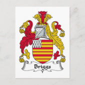 Briggs Family Crest Briefkaart (Voorkant)