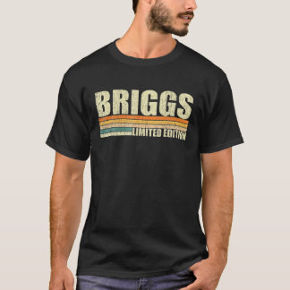 Briggs Gift Name Personalized Funny Retro  T-shirt