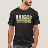Briggs Gift Name Personalized Funny Retro  T-shirt (Voorkant)