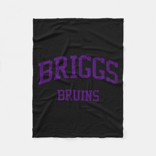 Briggs High School Hs Columbus Grafische Kunst Fleece Deken (Voorkant)