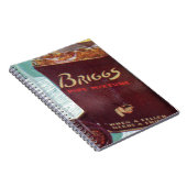 Briggs pijpmengsel pijptabak notitieboek (Rechterzijde)
