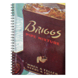 Briggs pijpmengsel pijptabak notitieboek