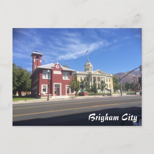 Brigham City - Main Street Briefkaart (Voorkant)