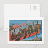 Brigham City, Utah - Grote letterscènes Briefkaart (Voorkant / Achterkant)