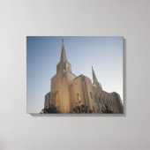 Brigham City Utah Tempel #1 LDS Muurkunst Canvas (Voorkant)