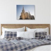 Brigham City Utah Tempel #1 LDS Muurkunst Canvas (Insitu (Slaapkamer))