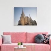 Brigham City Utah Tempel #1 LDS Muurkunst Canvas (Insitu (Woonkamer))