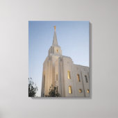 Brigham City Utah Tempel #2 LDS Muurkunst Canvas (Voorkant)