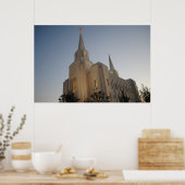 Brigham City Utah Temple #1 LDS Wall Art Poster (Keuken)