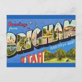 Brigham Utah Groet Briefkaart