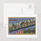 Brigham UtahLarge Letter ScenesBrigham UT Briefkaart (Voorkant / Achterkant)