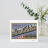 Brigham UtahLarge Letter ScenesBrigham UT Briefkaart (Staand voorkant)