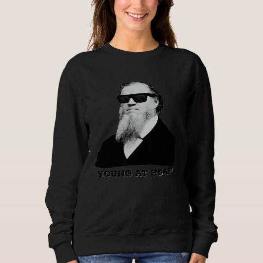 Brigham Young Hart Zonnebril LDS Trui (Voorkant)