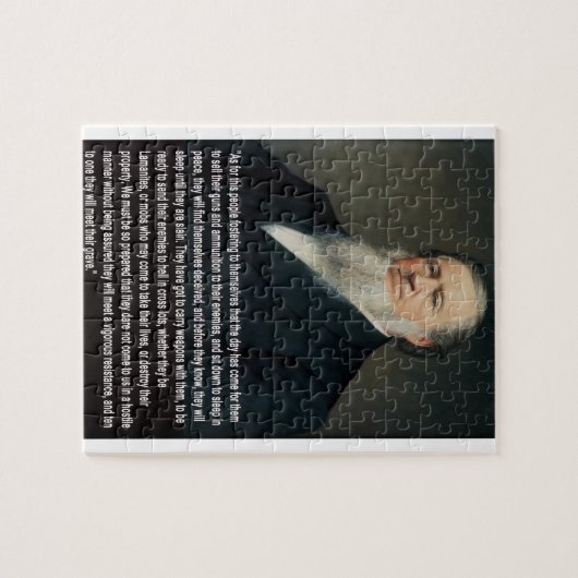 Brigham Young voor Pistolen Legpuzzel (Horizontaal)