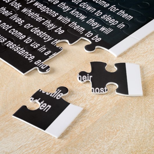 Brigham Young voor Pistolen Legpuzzel (Zijkant)