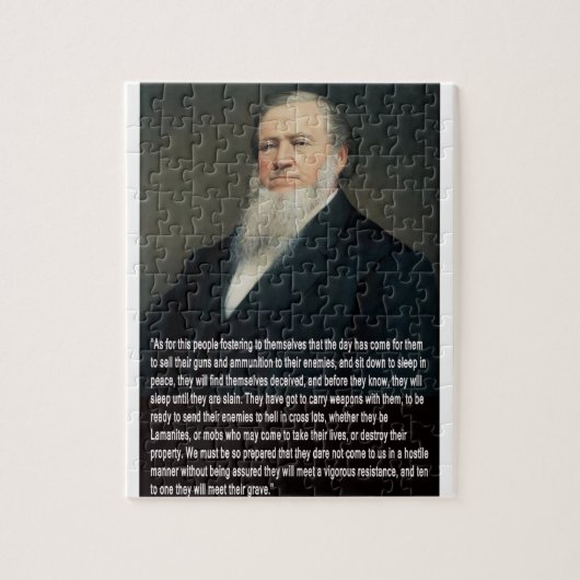 Brigham Young voor Pistolen Legpuzzel (Verticaal)