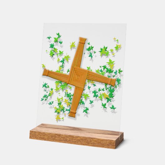 Brighid Cross Acryl Bord (Hoek)