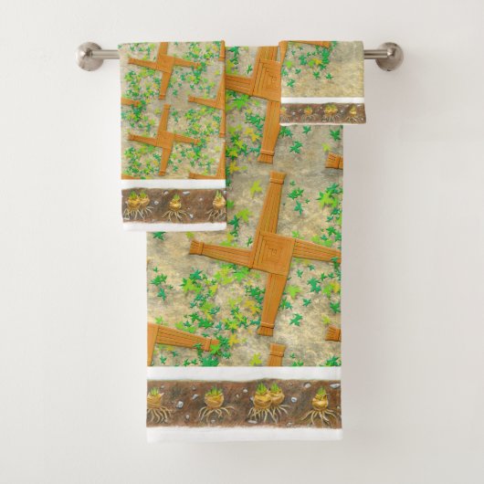 Brighid Cross Bad Handdoek (Insitu)