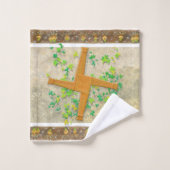 Brighid Cross Bad Handdoek (Wasdoekje)