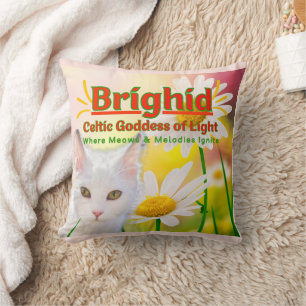 Brighid Keltische Godin van het Licht Kussen