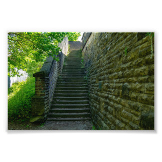 Brighouse Steps - West Yorkshire Foto Afdruk