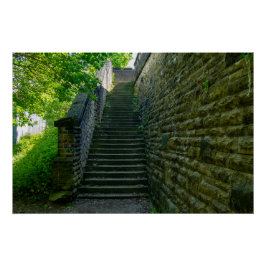 Brighouse Steps - West Yorkshire Perfect Poster