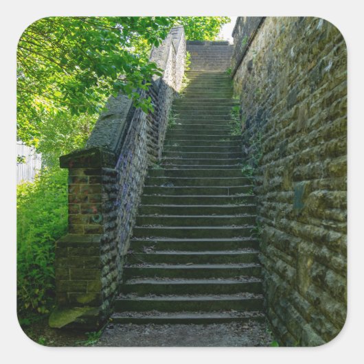 Brighouse Steps - West Yorkshire Vierkante Sticker (Voorkant)