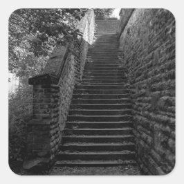 Brighouse Steps - West Yorkshire Vierkante Sticker