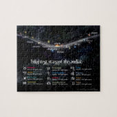 Brighste sterren van de Zodiac Puzzle Legpuzzel (Horizontaal)