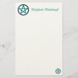 Brighste verzegelingen Pentacle Briefpapier papier