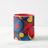 Bright 60s Mod Abstract Mok (Midden)