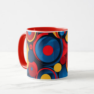 Bright 60s Mod Abstract Mok