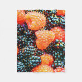 "Bright aardbei" Cute Foto. Bestel nu Fleece Deken (Voorkant)