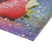 "Bright aardbei" Cute Foto. Bestel nu Snijplank (Hoek)