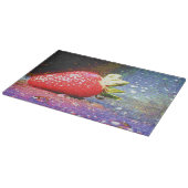 "Bright aardbei" Cute Foto. Bestel nu Snijplank (Hoek)