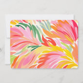 Bright Abstract Border briefkaarten (Achterkant)