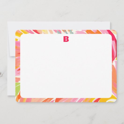 Bright Abstract Border briefkaarten (Voorkant)