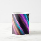 Bright abstract mosaic multicolored background wit koffiemok (Center)
