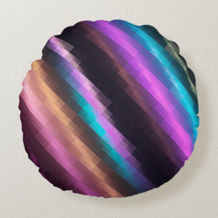 Bright abstract mosaic multicolored background wit rond kussen