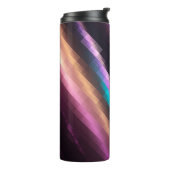 Bright abstract mosaic multicolored background wit thermosbeker (Gedraaid links)