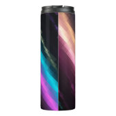Bright abstract mosaic multicolored background wit thermosbeker (Achterkant)
