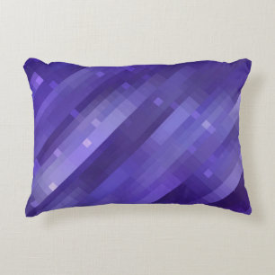 Bright abstract mosaic violet background with glos accent kussen