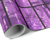 Bright abstract mosaic violet background with glos cadeaupapier (Rol Hoek)