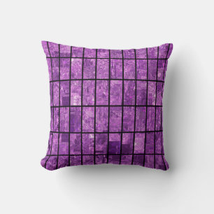 Bright abstract mosaic violet background with glos kussen