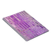 Bright abstract mosaic violet background with glos notitieboek (Rechterzijde)