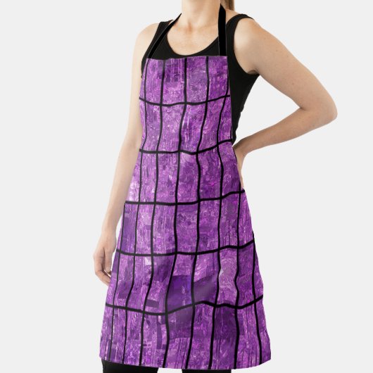 Bright abstract mosaic violet background with glos schort (Insitu)